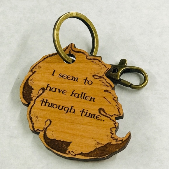 Dovajean Jewelry - Outlander Claire Quote,Falling through time key